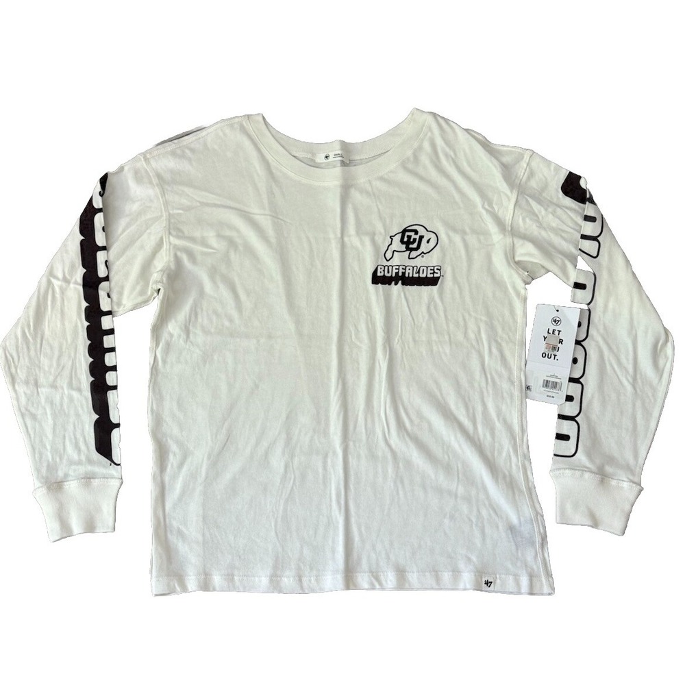 Colorado Buffaloes '47 Vintage‎ Sandstone Women's Small Long Sleeve Tee NWT